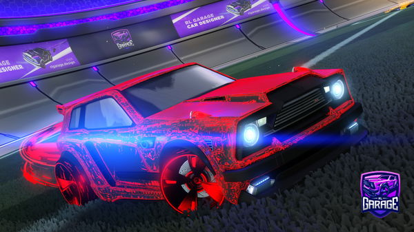 A Rocket League car design from Glmn80_name_ps4