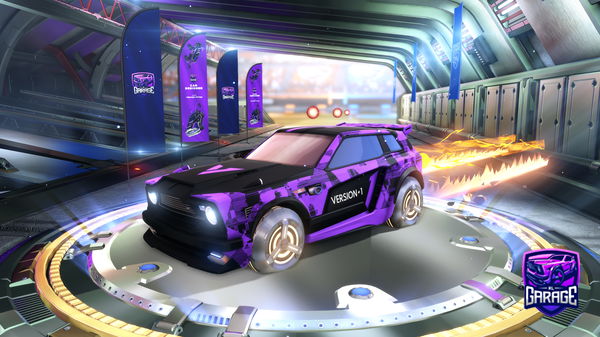 A Rocket League car design from fox385i_gaming