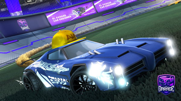 A Rocket League car design from Skib____