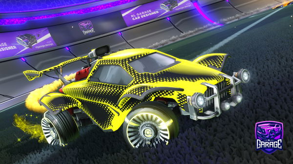 A Rocket League car design from jompan32