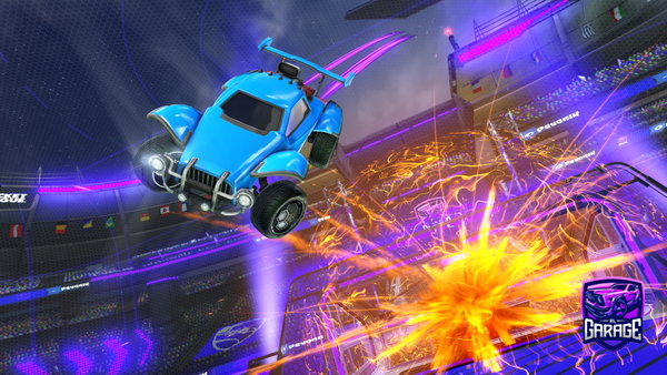 A Rocket League car design from MynorRene110