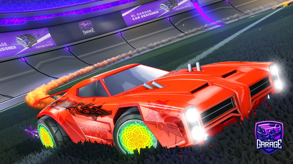 A Rocket League car design from ChatDisabled-RL