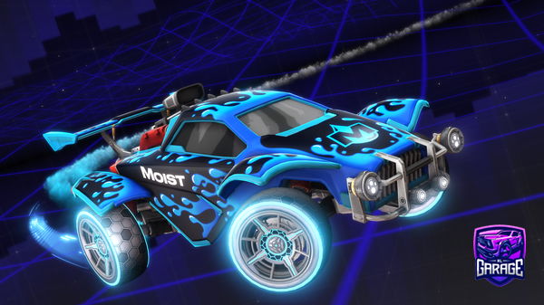 A Rocket League car design from BurtQWERT