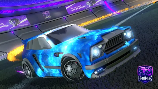 A Rocket League car design from FallenPeak99