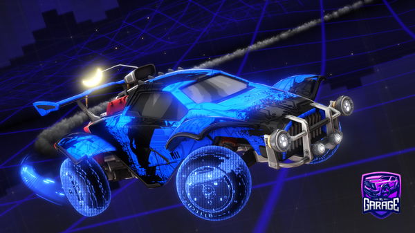 A Rocket League car design from Dudebr0