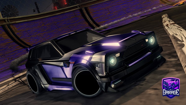 A Rocket League car design from hellmxrch