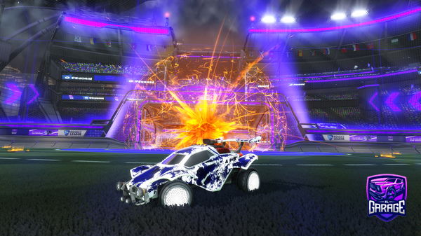 A Rocket League car design from Xvlada16
