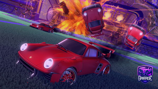 A Rocket League car design from HogginWaffle