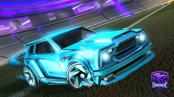 A Rocket League car design from GalaxyVerse