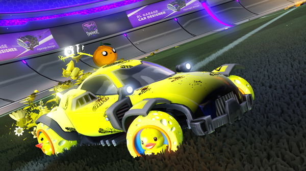 A Rocket League car design from GoBlitzy