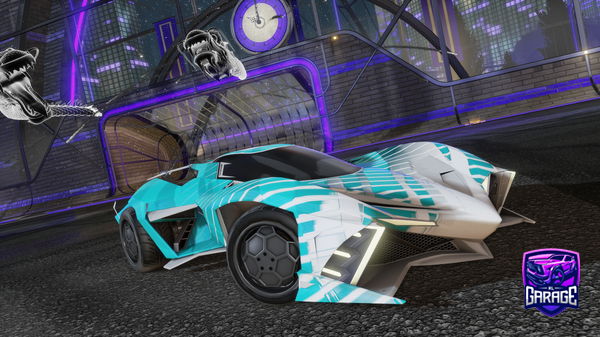 A Rocket League car design from Evaxle