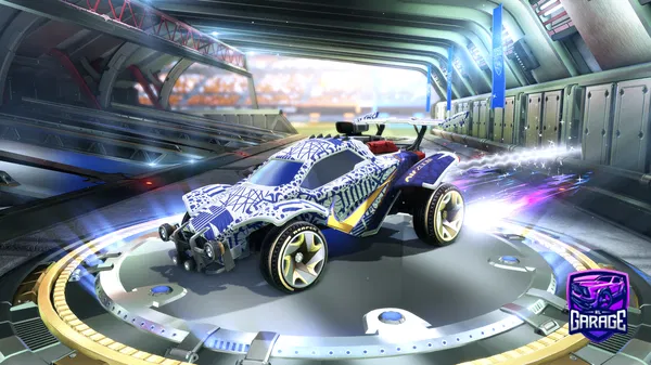 A Rocket League car design from -Fl1NT-
