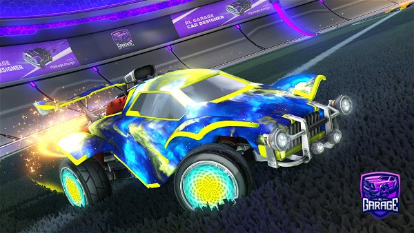 A Rocket League car design from Vnce