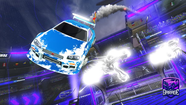 A Rocket League car design from elprocrack4