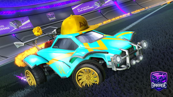 A Rocket League car design from XXXgameryoutube4