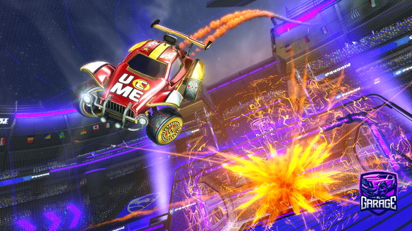 A Rocket League car design from JonnienMorri