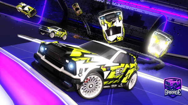 A Rocket League car design from mercurl