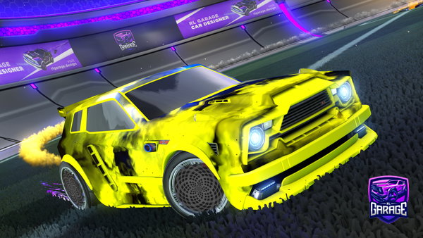 A Rocket League car design from InkDemon47