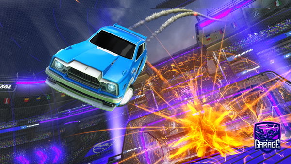 A Rocket League car design from matchy25