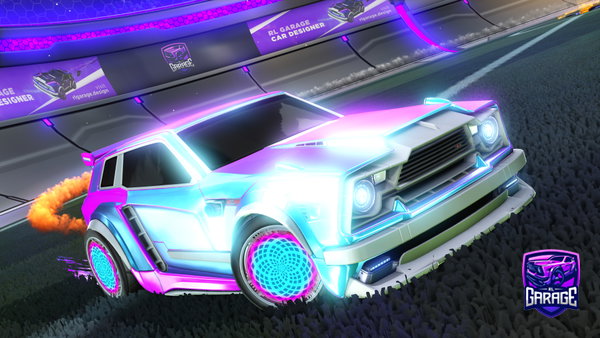 A Rocket League car design from vntrrl