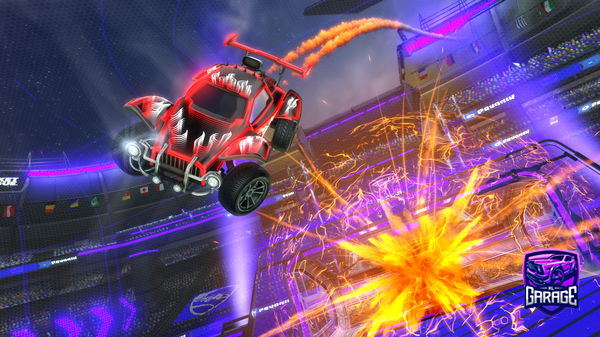 A Rocket League car design from Saile9