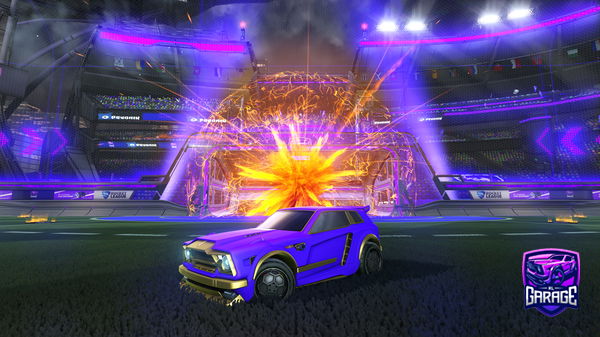 A Rocket League car design from ReneM095