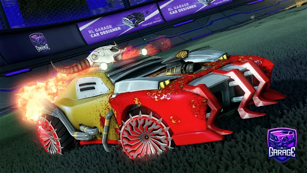 A Rocket League car design from HalloweenQueen