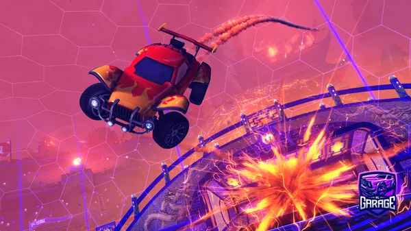 A Rocket League car design from derKonok