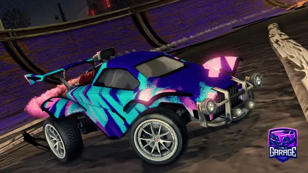 A Rocket League car design from galaxica