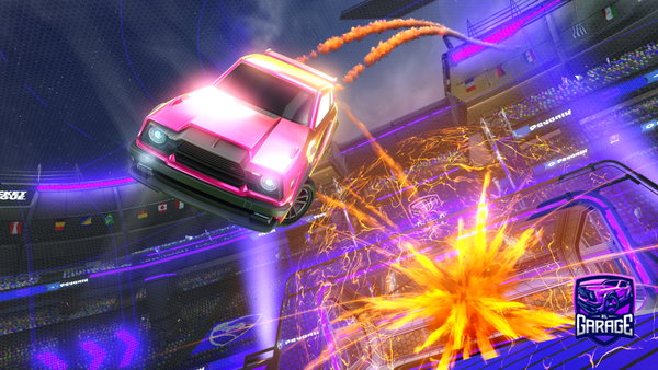 A Rocket League car design from OllieDonnellyxd