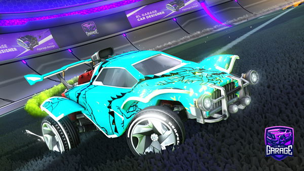 A Rocket League car design from Imthegrts