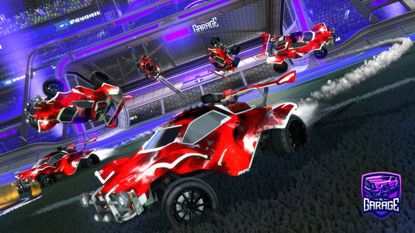 A Rocket League car design from gummiharalds