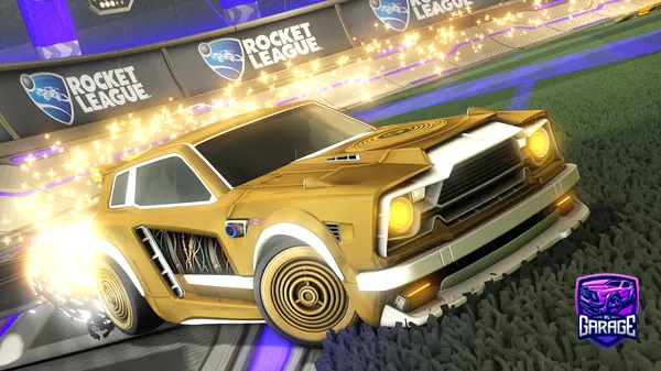 A Rocket League car design from MissH4RDCORE