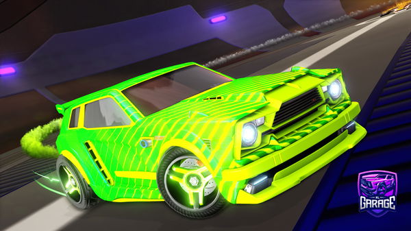 A Rocket League car design from Po1son2000