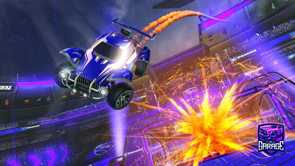 A Rocket League car design from AnimeFlowerGirl