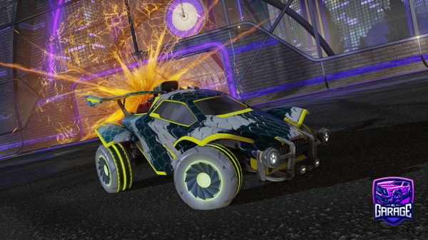 A Rocket League car design from raven10