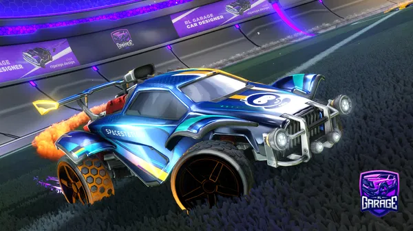 A Rocket League car design from CeasarSalad17