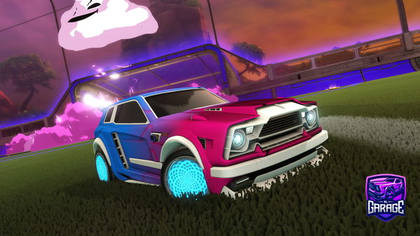 A Rocket League car design from Football1017