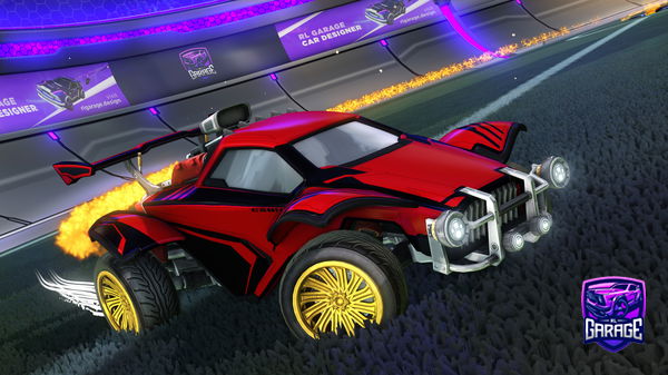 A Rocket League car design from crumblcookie