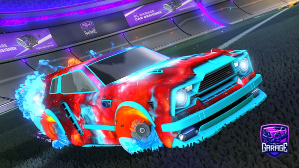A Rocket League car design from xtr_ATRXog