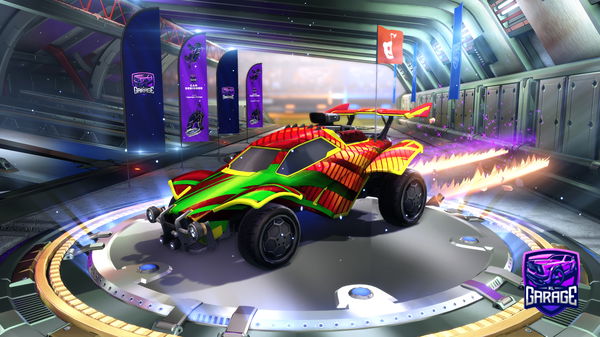 A Rocket League car design from tiktok_acelarl