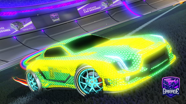 A Rocket League car design from SToMPDoWNKiLLAinc