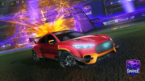 A Rocket League car design from cactzy