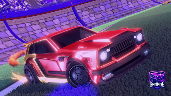 A Rocket League car design from Nxrbz_