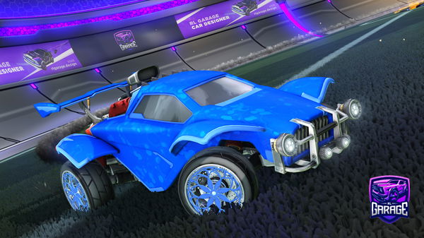 A Rocket League car design from FoundNoGoodName