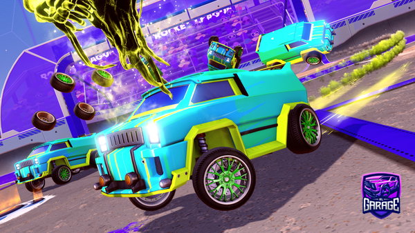 A Rocket League car design from brilxc