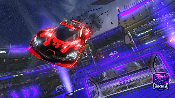 A Rocket League car design from AshEdNinja