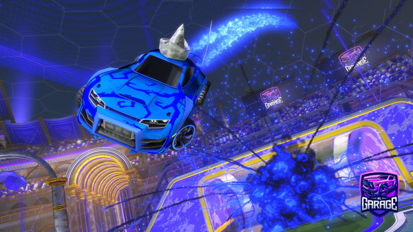 A Rocket League car design from Nicobalta