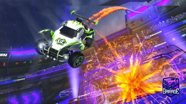 A Rocket League car design from xdaquafire