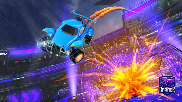 A Rocket League car design from TYH_014